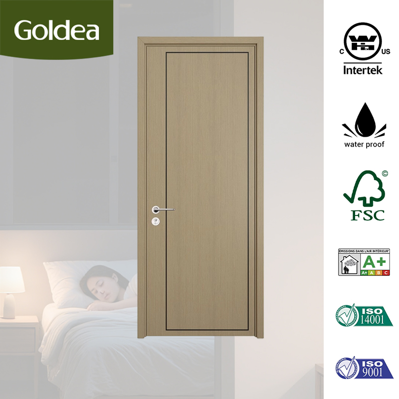 Certificate Office Room Goldea China Acoustic Interior Wood Door Soundproof