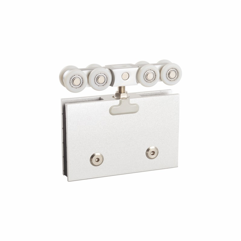 Aluminum Slim Frame Fixed and Movable Door Linkage Glass Door