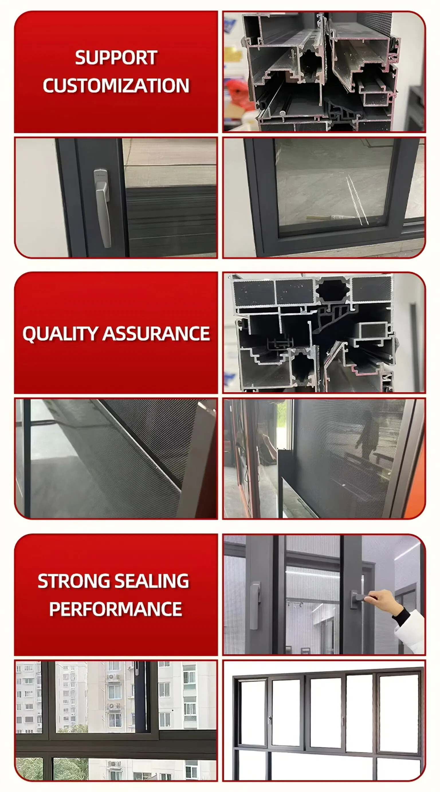 Big Glass Sliding Window Detail