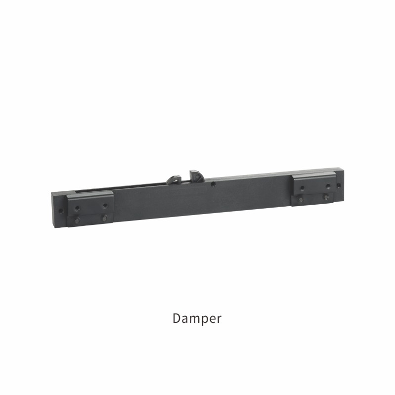 Modern Style Barn Door Hardware Accessories Black Barn Single Sliding Door Roller Wheel Rail