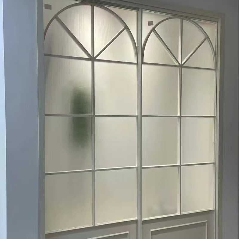 Soundproof Aluminum French Sliding Door with Acoustic Glass for Noise Reduction