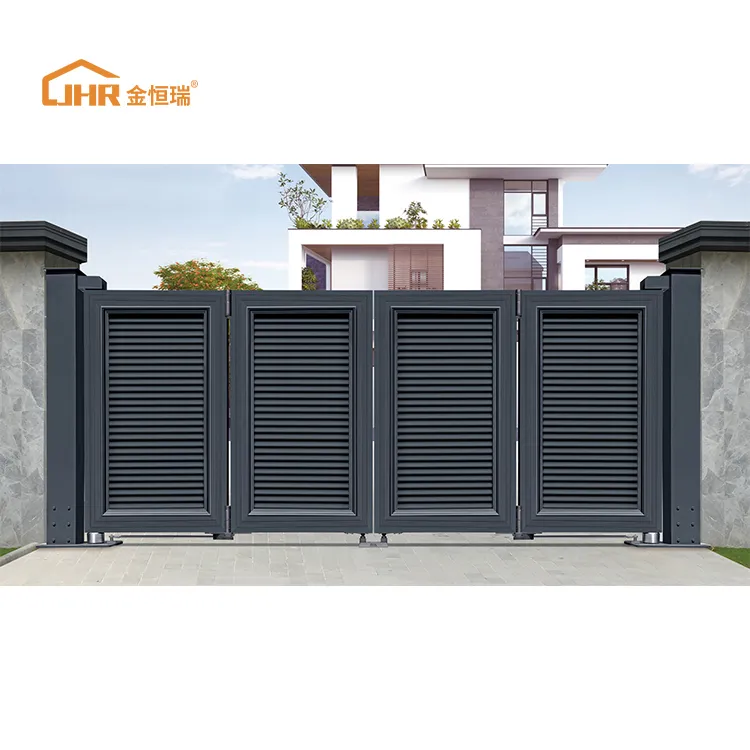 Aluminium Gates Villa Doors Modern Minimalist