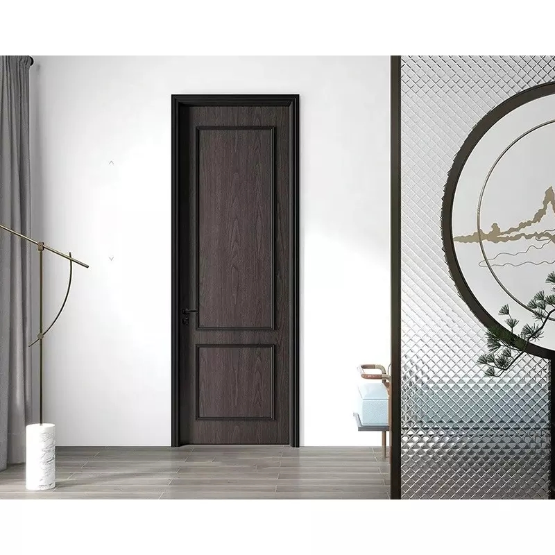Moisture Proof Thailand Doors Price Coated PVC Bathroom Wood Door