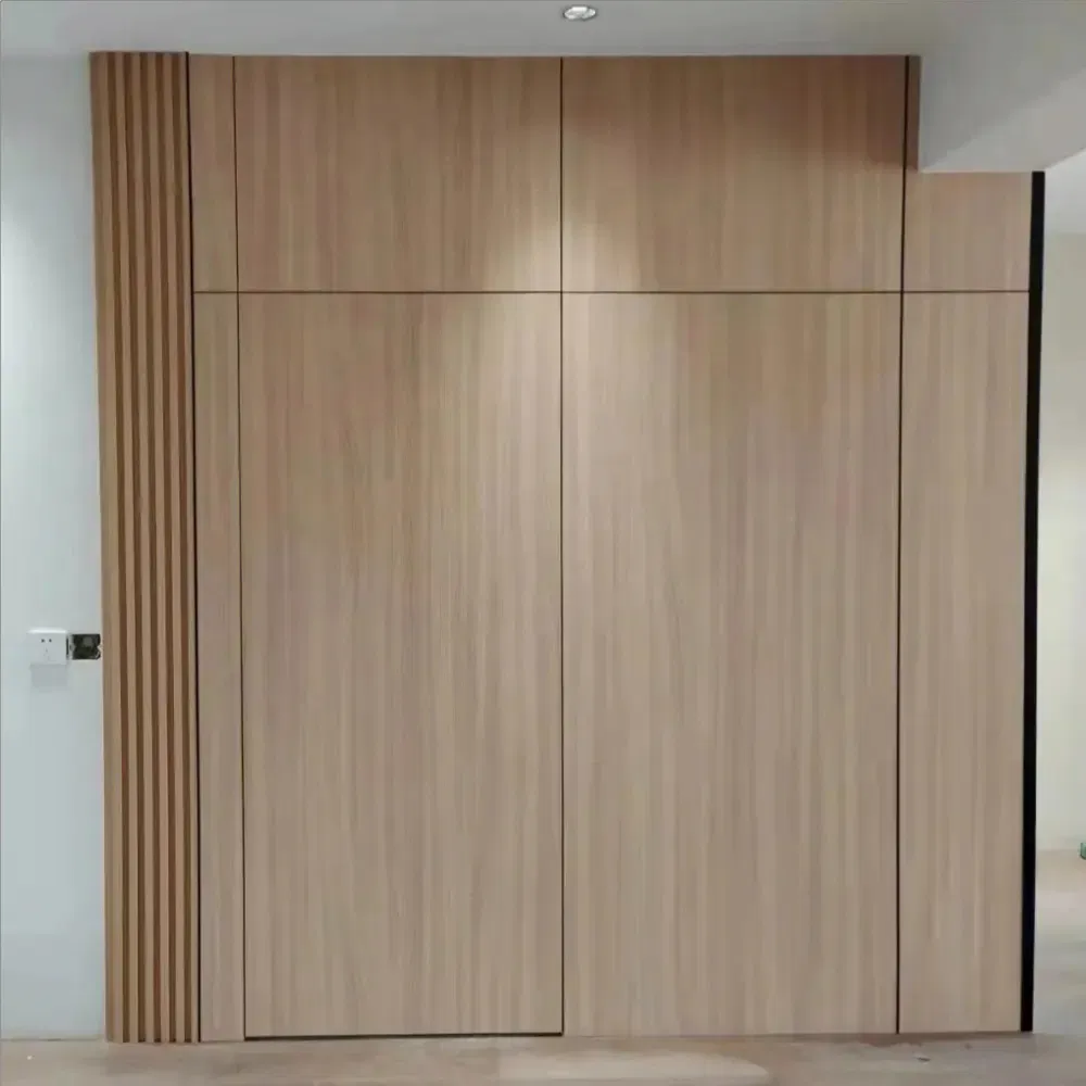 Sleek HDF Wood Hidden Frame Flush Interior Doors for Modern Spaces