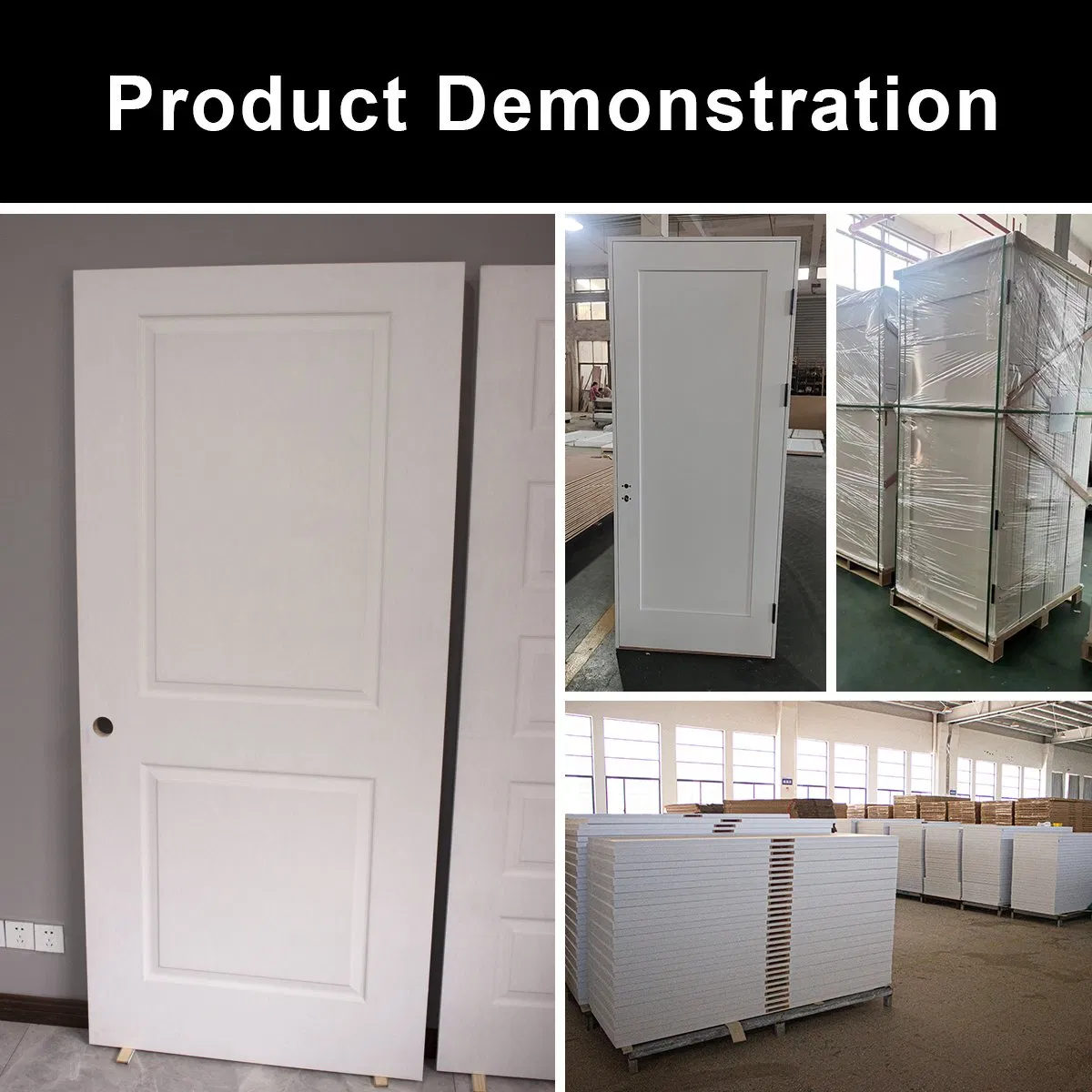 Moisture Proof Bathroom Door Polymer Core Mold Resistance Design