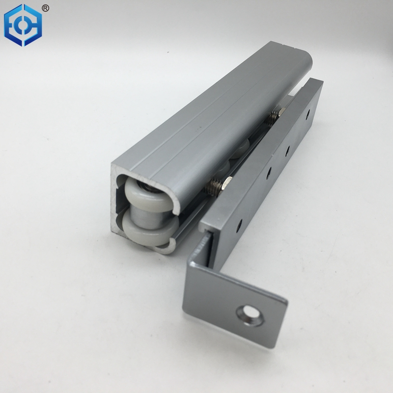 Heavy Duty Door Rollers for Sliding Doors Pulley Wheels Assembly Aluminum Rail for Bathroom Barn Patio Door