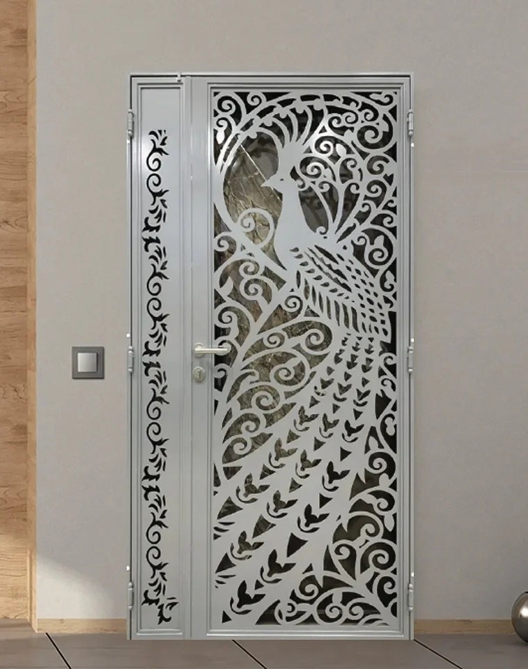 Luxurious Classical-Shaped Laser-Cut Outdoor Courtyard Villa Safety Decorative Fence Gate