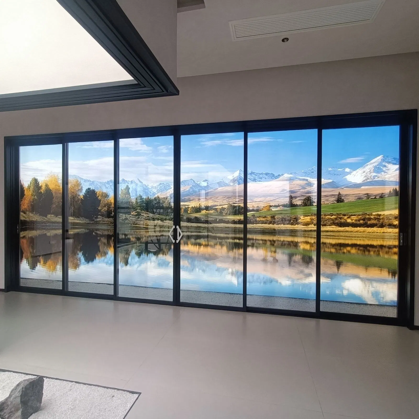 High-Quality 4040 Slim Frame Aluminium Profile Multi Sliding Door with Double Glazed Insulation Glass Door Design