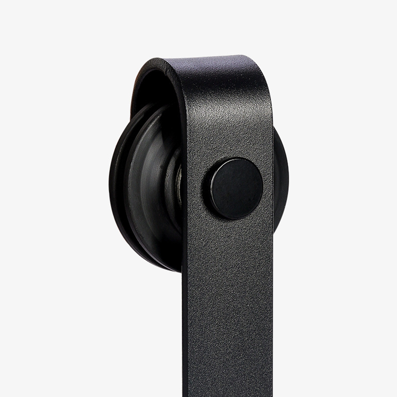 Heavy Duty Sliding Barn Door Roller with Nylon Wheel Carbon Steel Rail