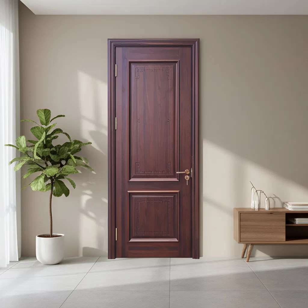 Waterproof Soundproof Moisture-Proof WPC Interior Doors for Bedroom Bathroom Modern Design
