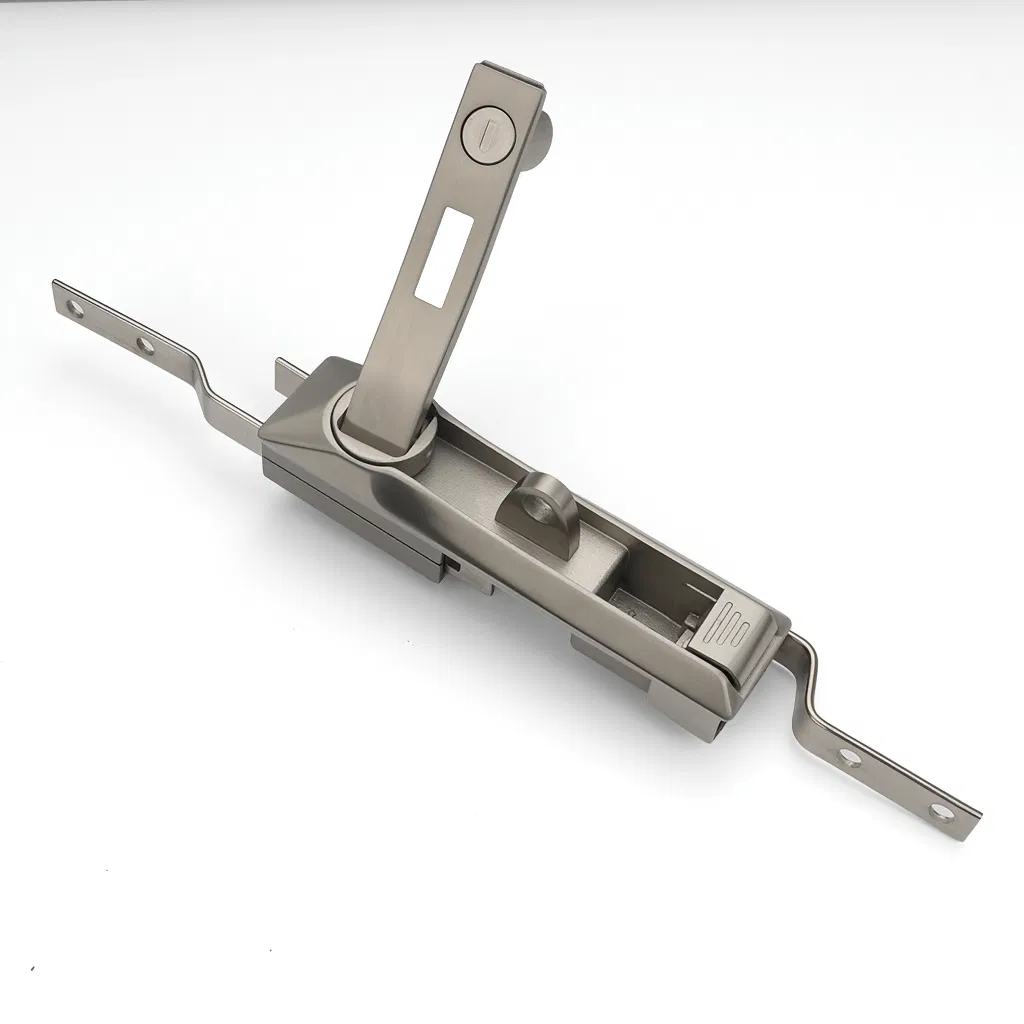 Stainless Steel Top Bottom Linkage Multi-Point Lock with Hasp for Enhanced Cabinet Door Security