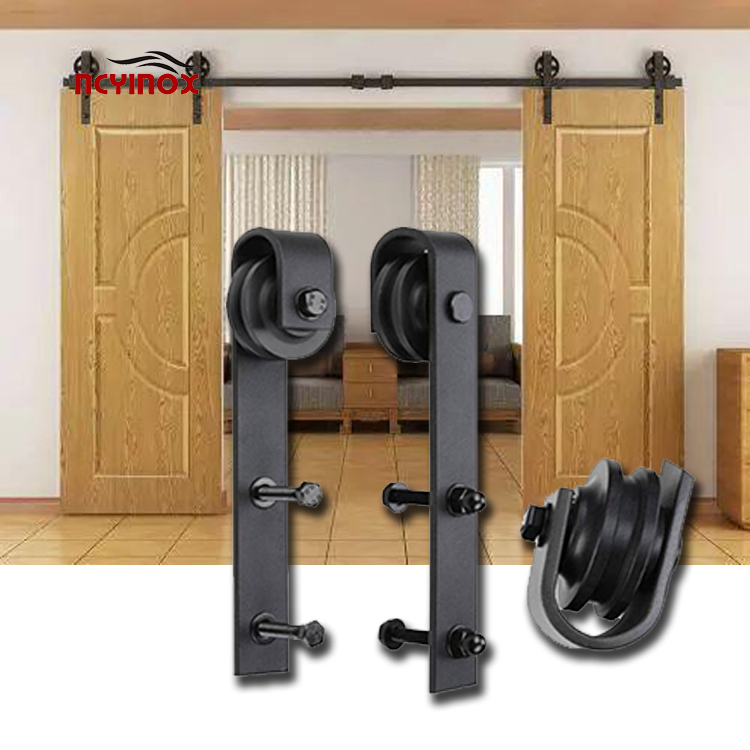 American Barn Door Rail Removable Wooden Door Hardware Accessories Household Sliding Door Rail