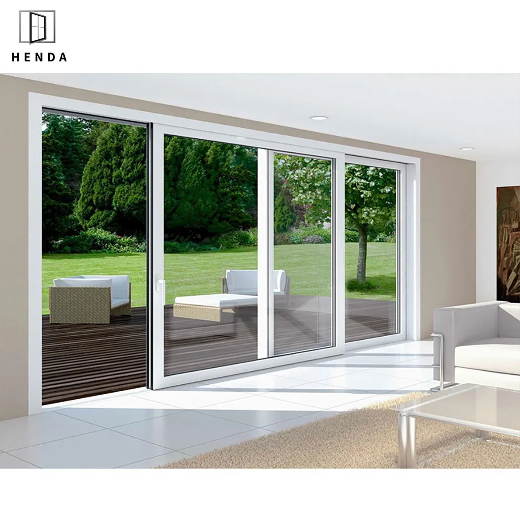 House Exterior Thermal Break Aluminium Profiles Glass Window and Door Heavy Duty Patio Sliding Doors