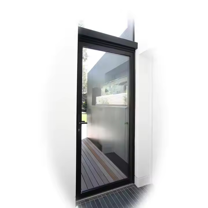 Single Door Designs Luxury Frameless Invisible Interior Room Wood Solid Flush Hidden Frame Aluminum Inside Casement Door