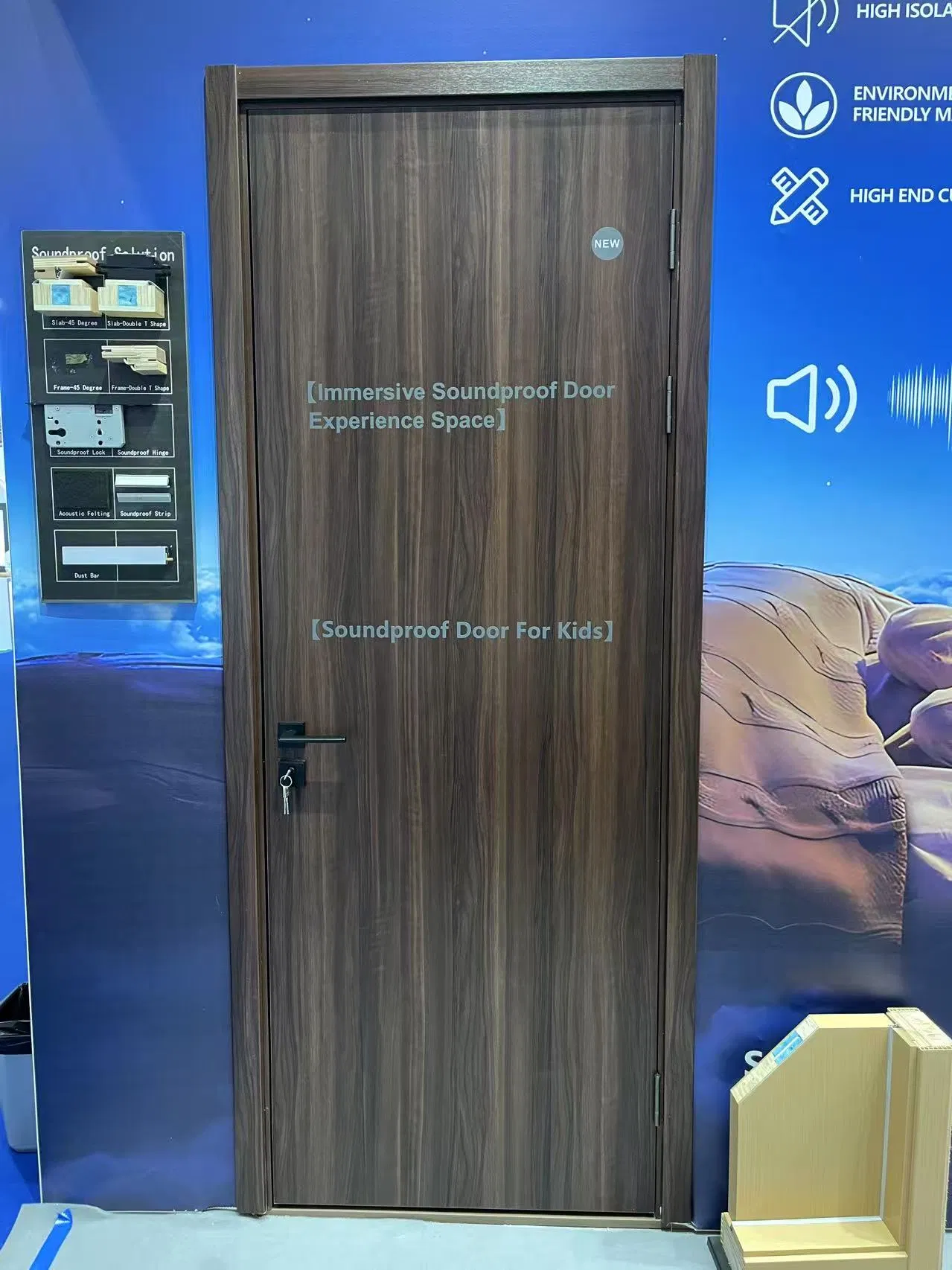 Certificate Office Room Goldea China Acoustic Interior Wood Door Soundproof