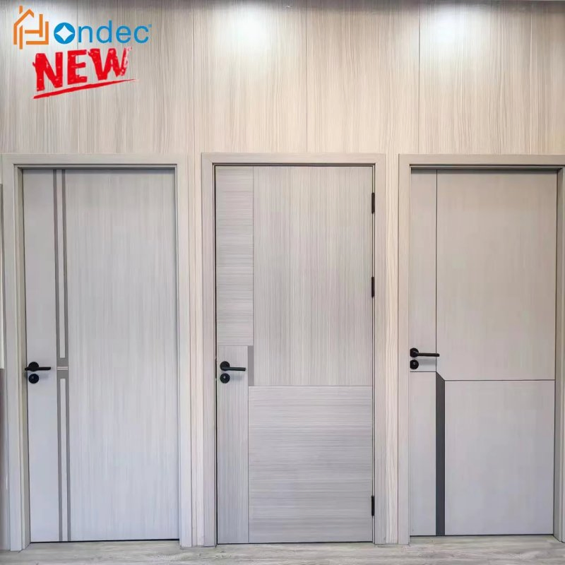 WPC Door with Easy-Clean Surface and Moisture-Proof Core Ideal for Bathrooms and Kitchens