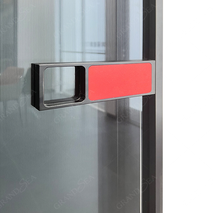 Balcony Modern Custom Wardrobe Kitchen Internal Aluminum Profile Slim Narrow Frame Sliding Glass Door