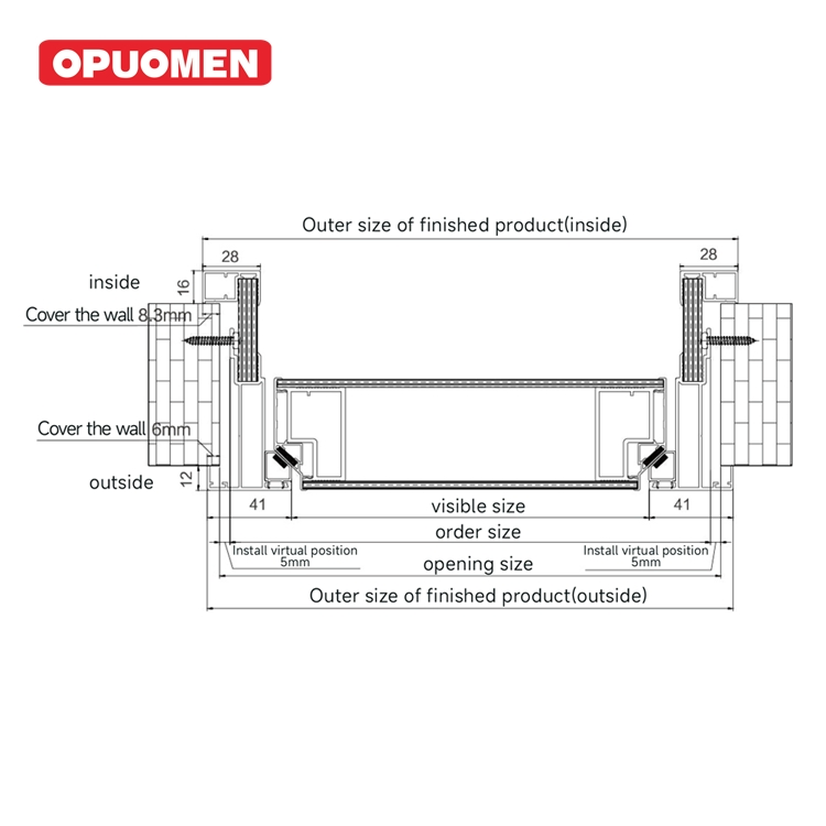Premium Aluminum Wood Interior Door Custom Colors Soundproof Moisture-Proof for Home Bathroom Modern Flush Bedroom Basement
