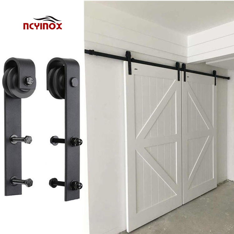 American Barn Door Rail Removable Wooden Door Hardware Accessories Household Sliding Door Rail