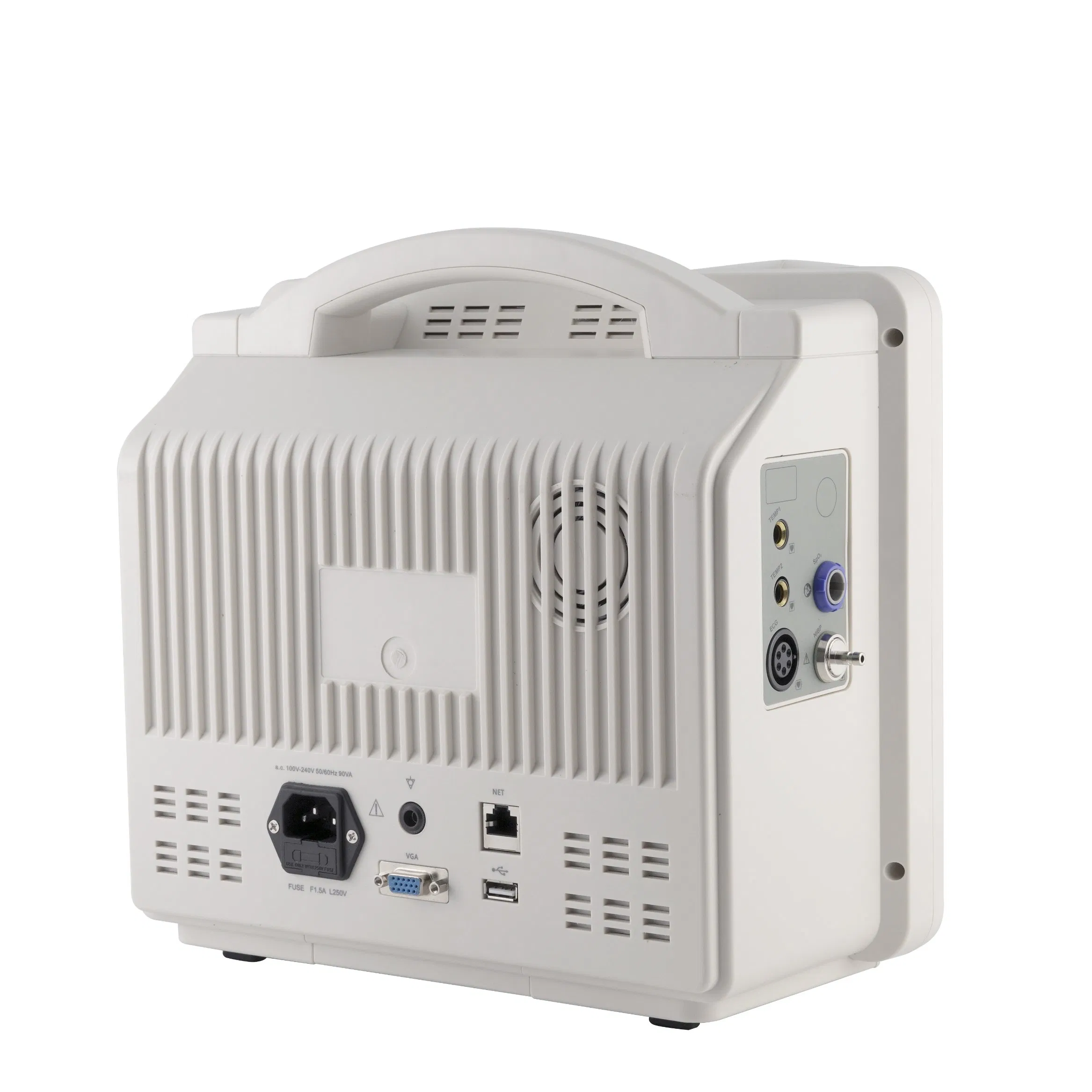 Monitor de Paciente de Frecuencia Cardíaca ECG Etco2 Módulo IBP Ambulancia Médica Estándar Monitor de Paciente Portátil de Múltiples Parámetros de UCI