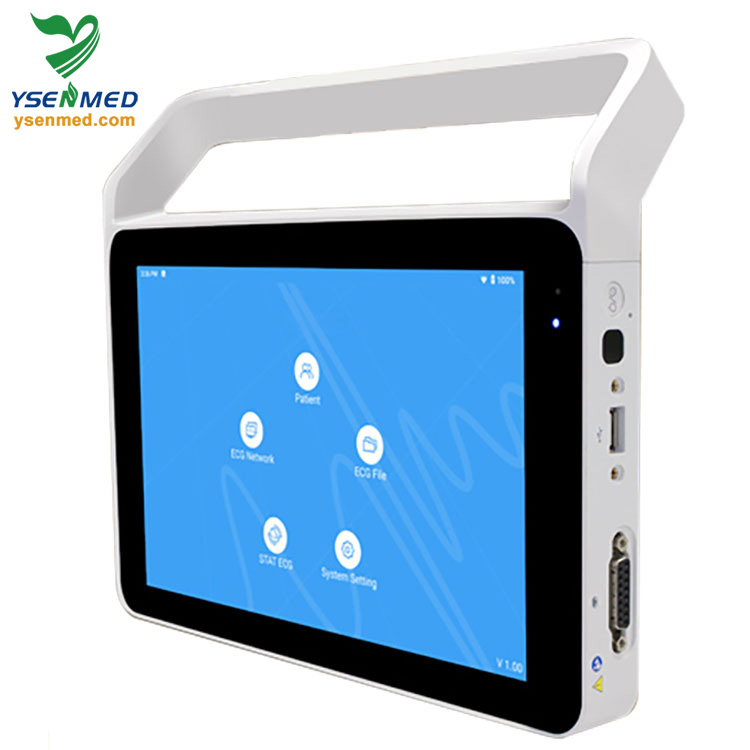 Serie ISE 12 18-Lead ECG Equipos Médicos Edan Electrocardiógrafo Digital Portátil