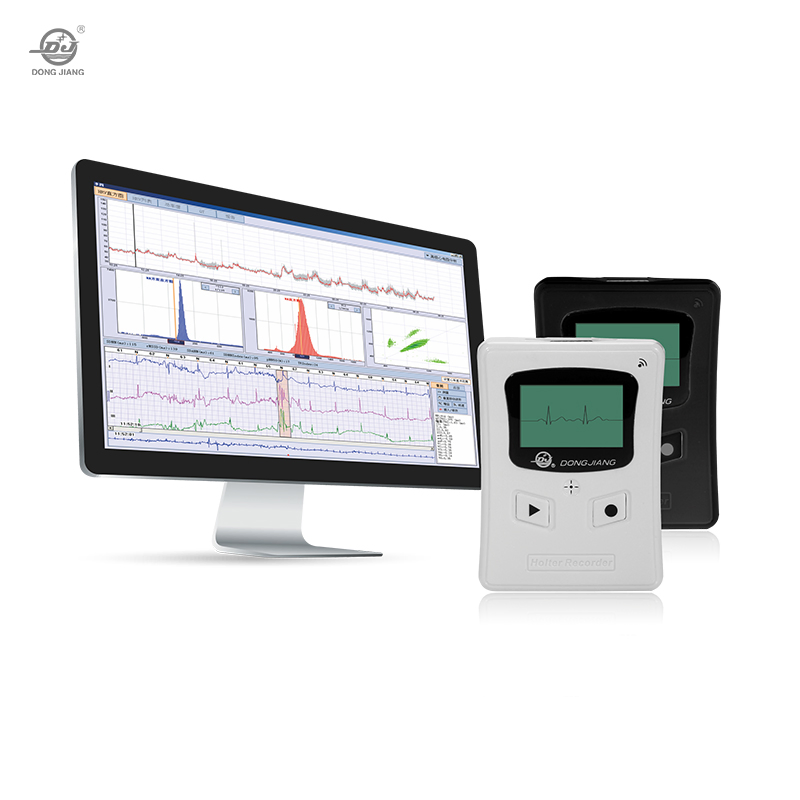 12 Canal 24 Hora con Software y 2 Grabador Holter ECG EKG Monitor Precio