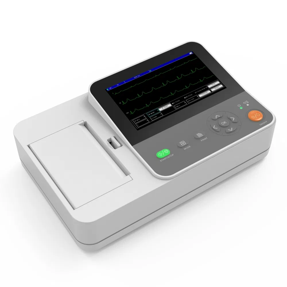 Dispositivo médico de ECG portátil económico para diagnóstico electrocardiográfico de uso móvil