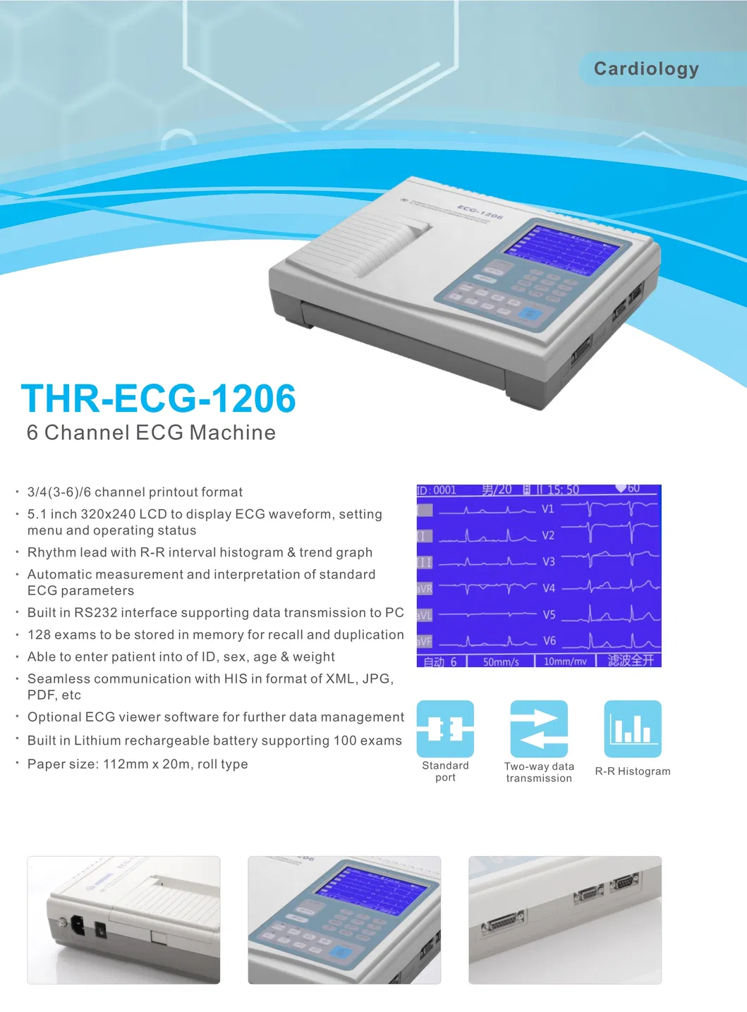 Electrocardiograma médico