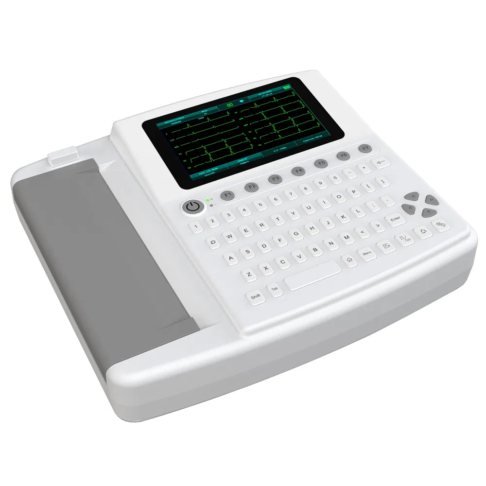 Precio del fabricante ECG médico aprobado por CE digital 12 canal ECG barato