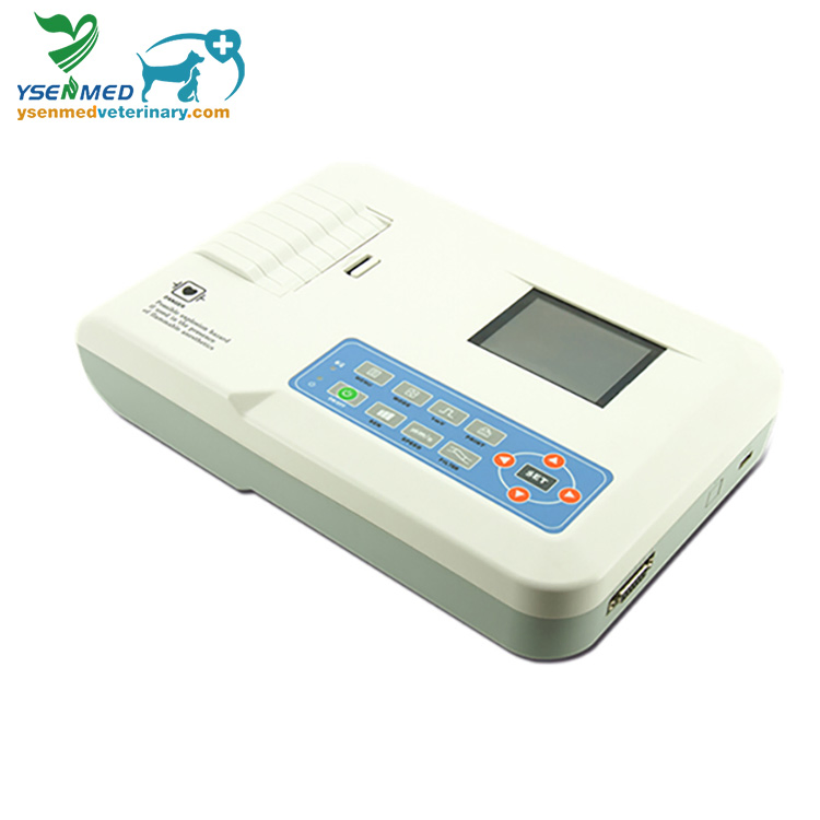 Equipo Veterinario Equipo Médico Máquina de ECG Ysecg100gv