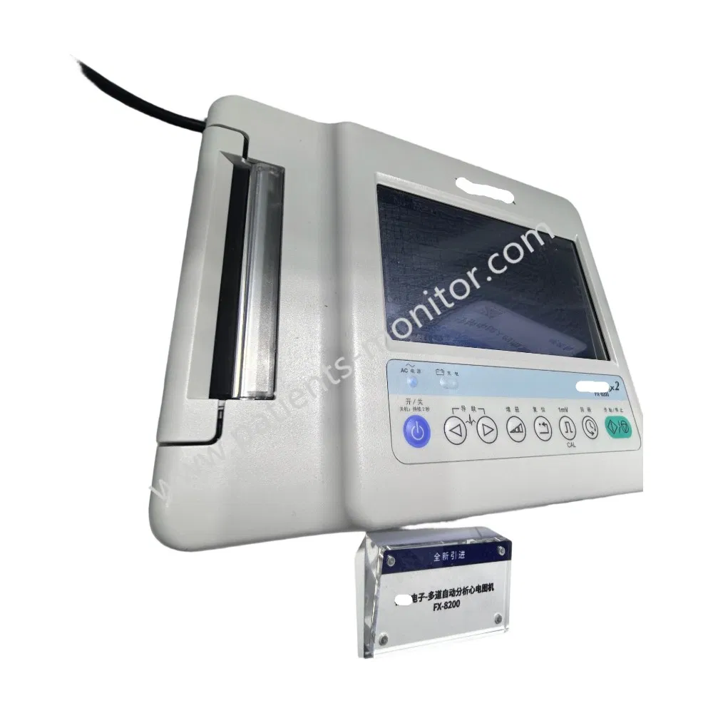 Fx-8200 Electrocardiógrafo Avanzado 12-Lead Máquina de ECG EKG