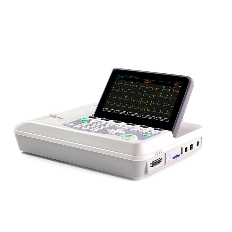 Máquina de Electrocardiografía ECG Portátil 12 Dispositivo Médico Profesional