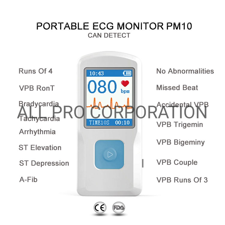 Aparato de ultrasonido portátil Monitor de ECG inteligente