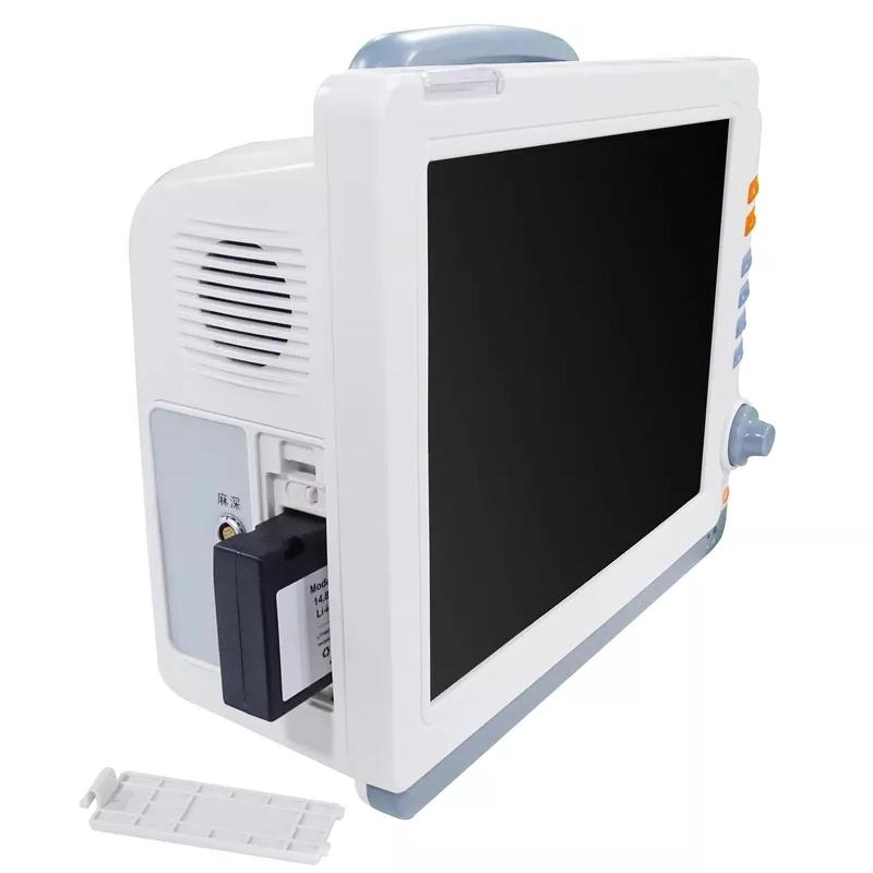 Soporte de monitor de paciente con pantalla LCD opcional, monitor de parámetros múltiples, sistemas de monitoreo de pacientes en UCI
