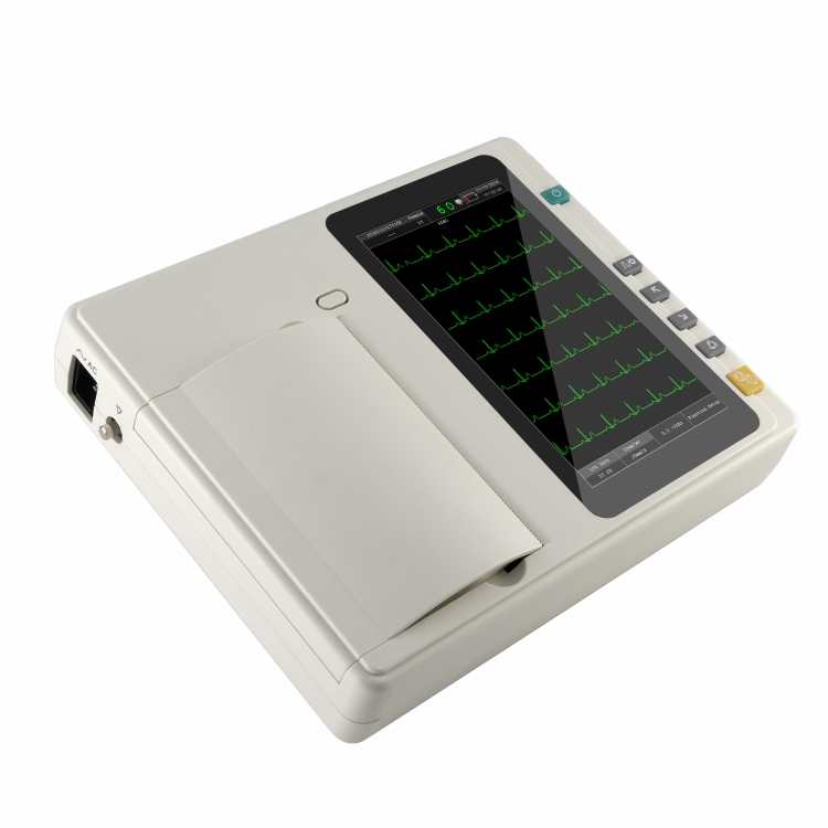 Máquina portátil de ECG electrocardiograma digital aprobada por CE 3/6
