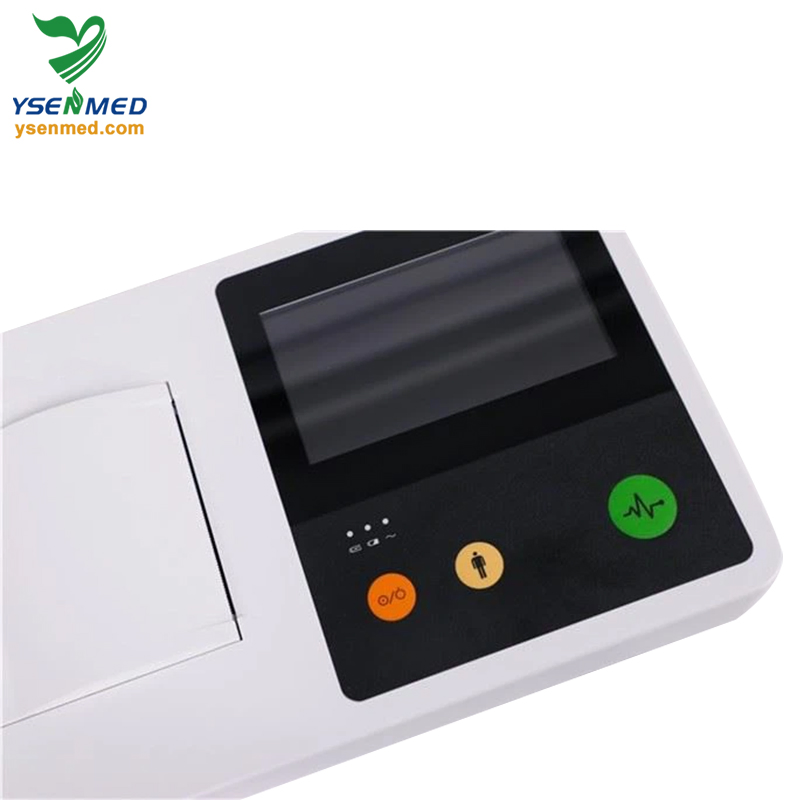 Equipo Médico Ysenmed 3 Máquina de ECG de Canal 5 Pantalla Táctil de Pulgadas