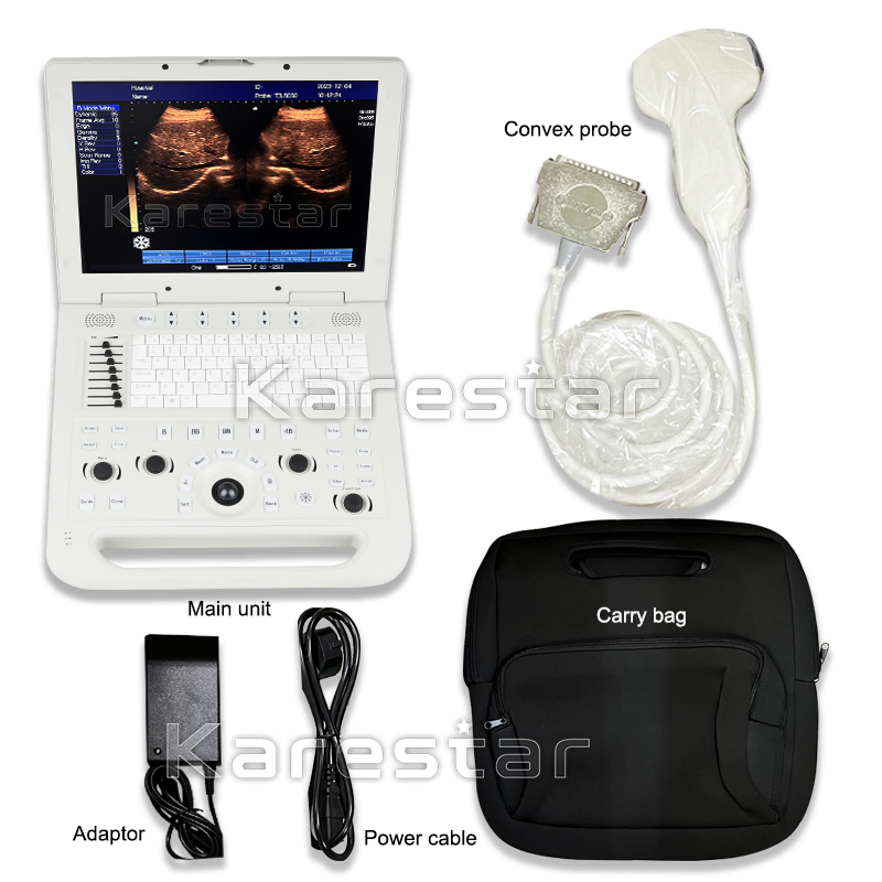 K-H301 Dispositivo de ultrasonido veterinario portátil de buena resolución digital para laptop
