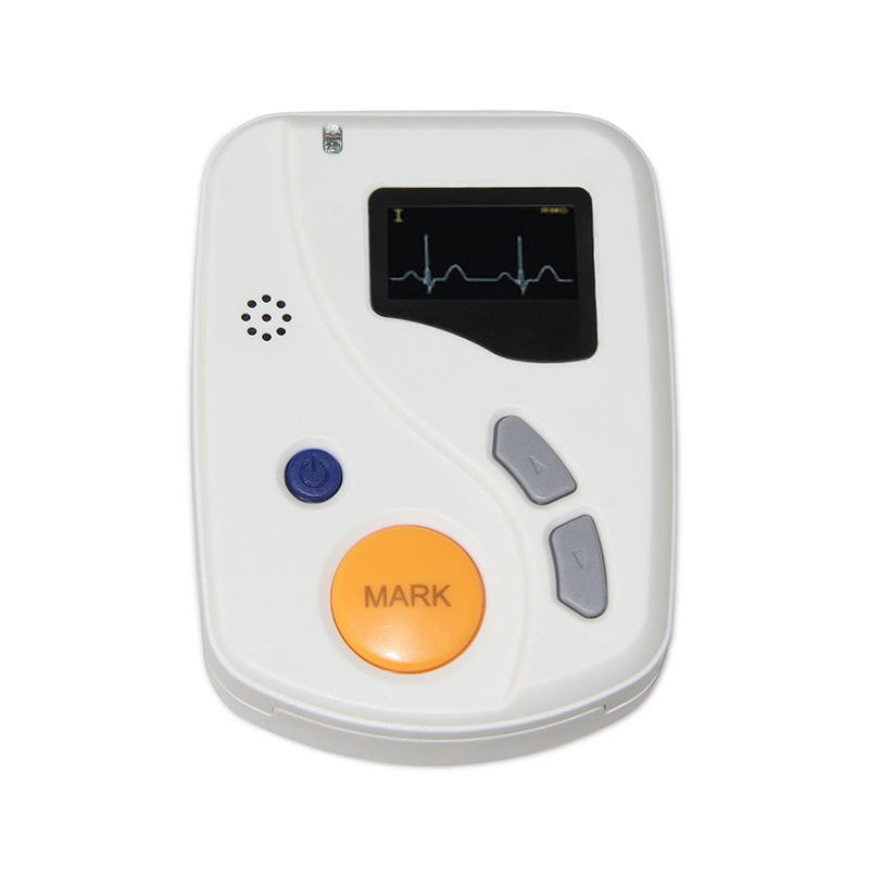 Grabadora de EKG dinámica portátil de 24 horas 12 monitor ambulatorio Holter ECG