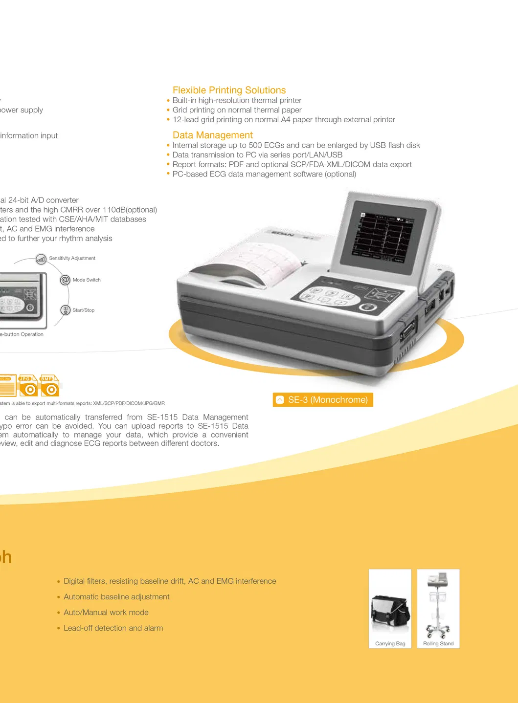 Equipo médico EKG