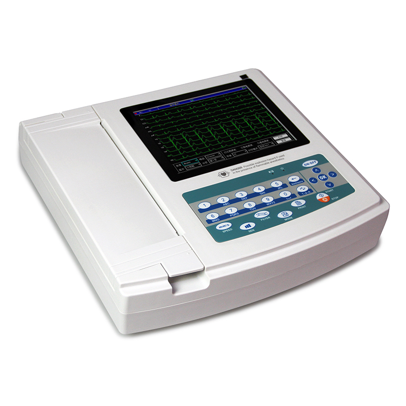 Máquina de ECG de alta precisión Contec Wholesale 12 electrocardiógrafo digital de 12 canales