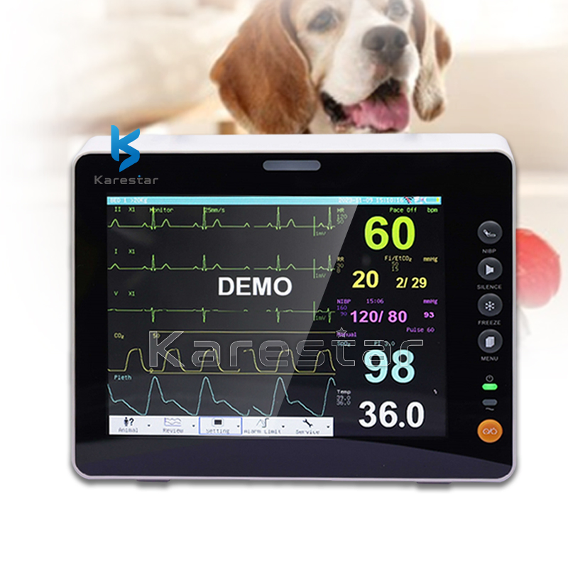 8 Monitor Vital Médico para Animales y Veterinaria de Diseño Pequeño de 1 Pulgada