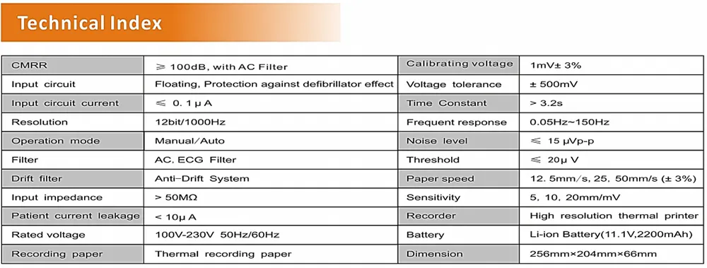 Máquina de electrocardiografía ECG portátil digital completa y competitiva para animales
