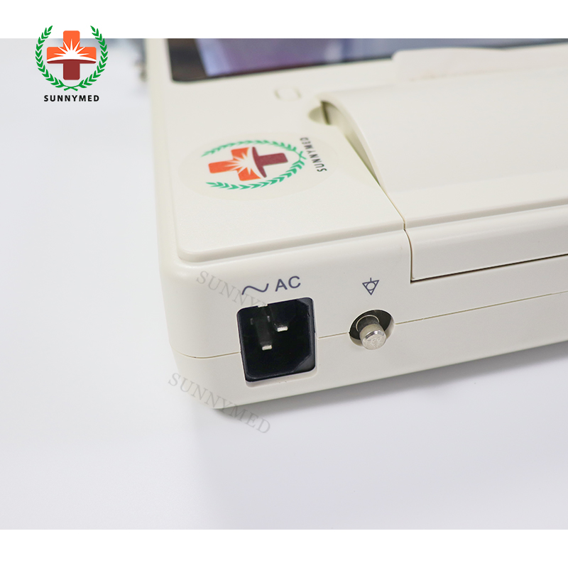 Sy-H004 Pantalla Táctil 12 Conduce 3 Máquina de ECG de Canal Electrocardiograma