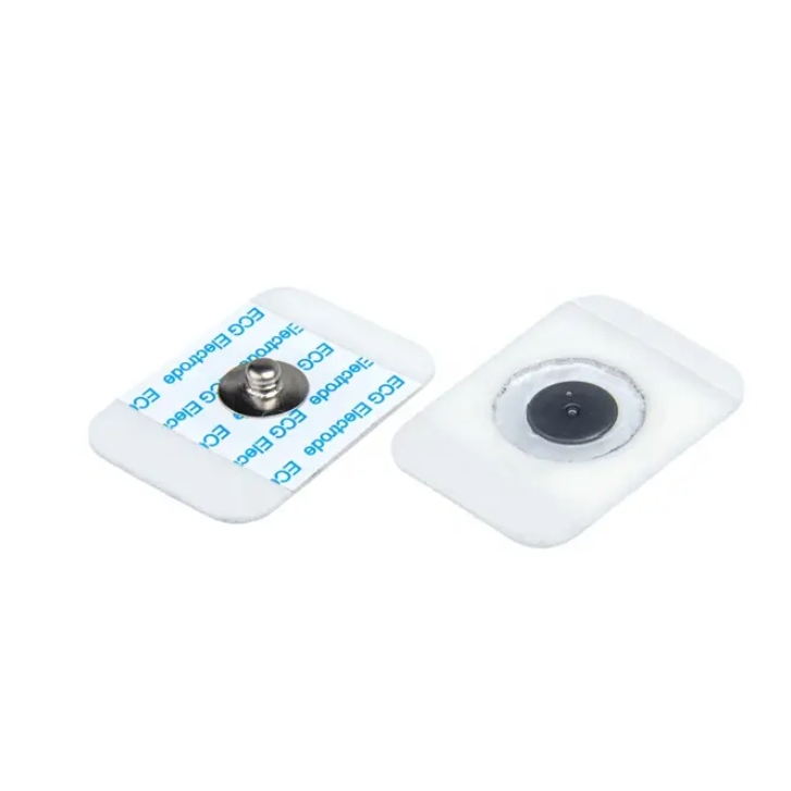 Electrodo de ECG desechable redondo de espuma y no tejido de alta calidad para hospitales
