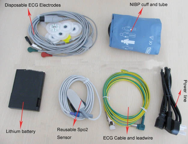 Equipo de Diagnóstico por Imágenes Easywell Ew-P807 Monitor de Pacientes Humanos