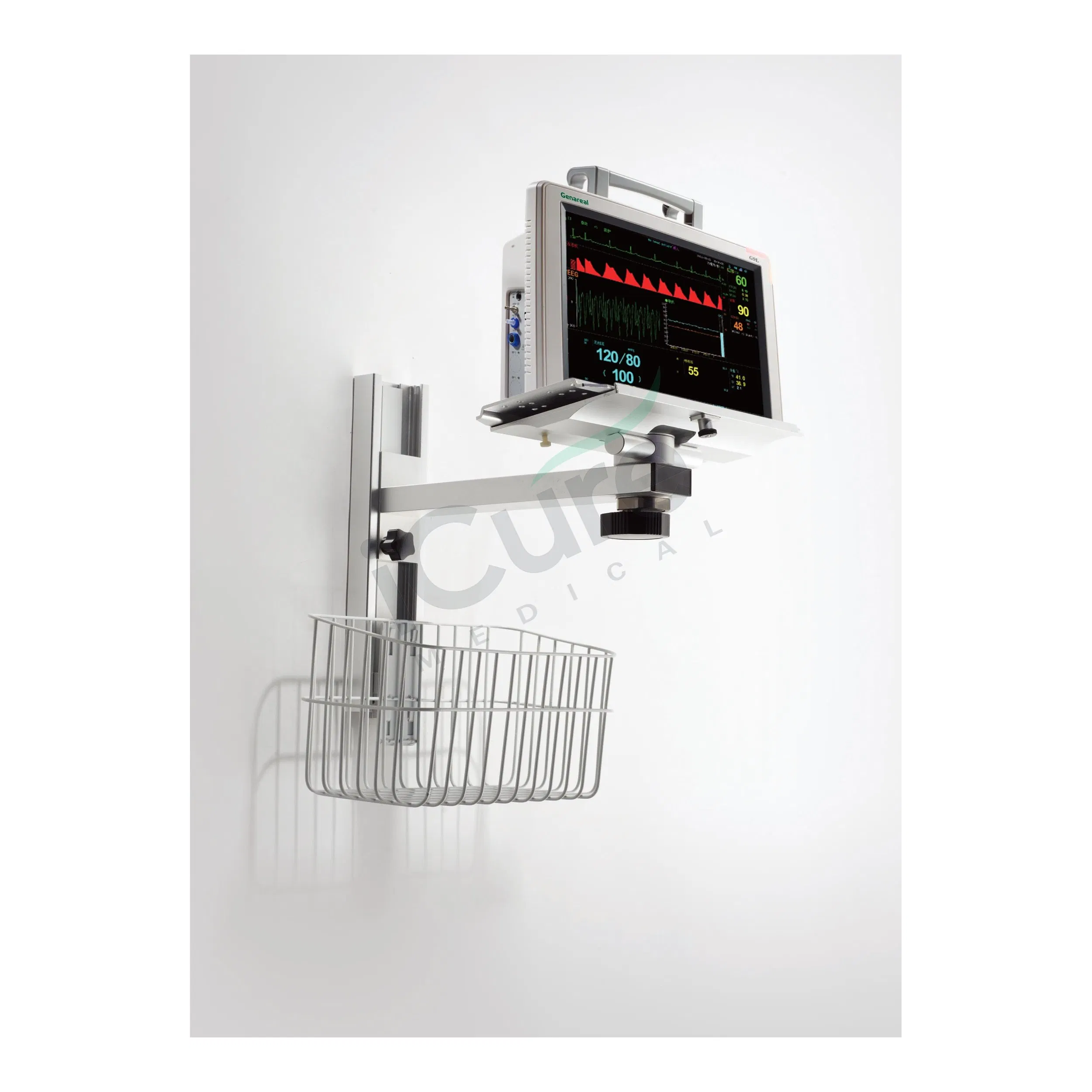 12.1 Monitor de paciente multiparamétrico de pulgada con ECG NIBP SpO2 Resp