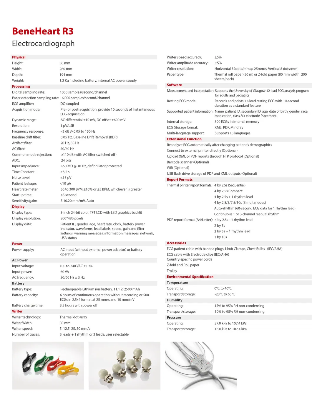 Pantalla de ECG