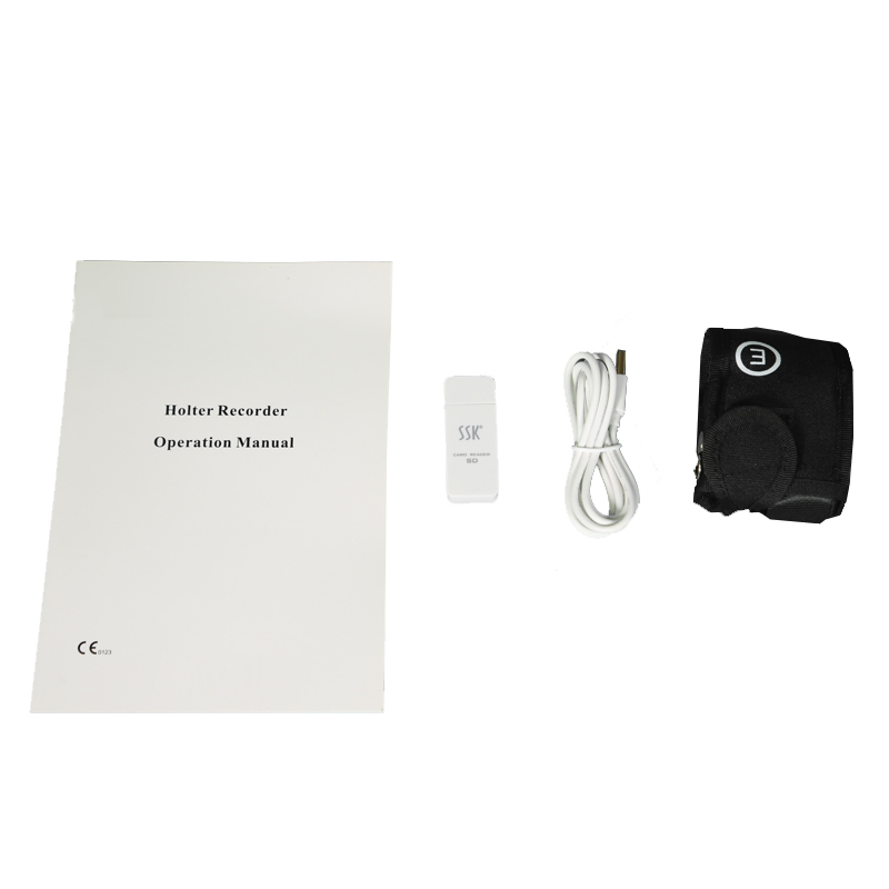 Suministro Médico 12 Monitor Holter ECG 12 Canal 24 Horas Monitor ECG Holter