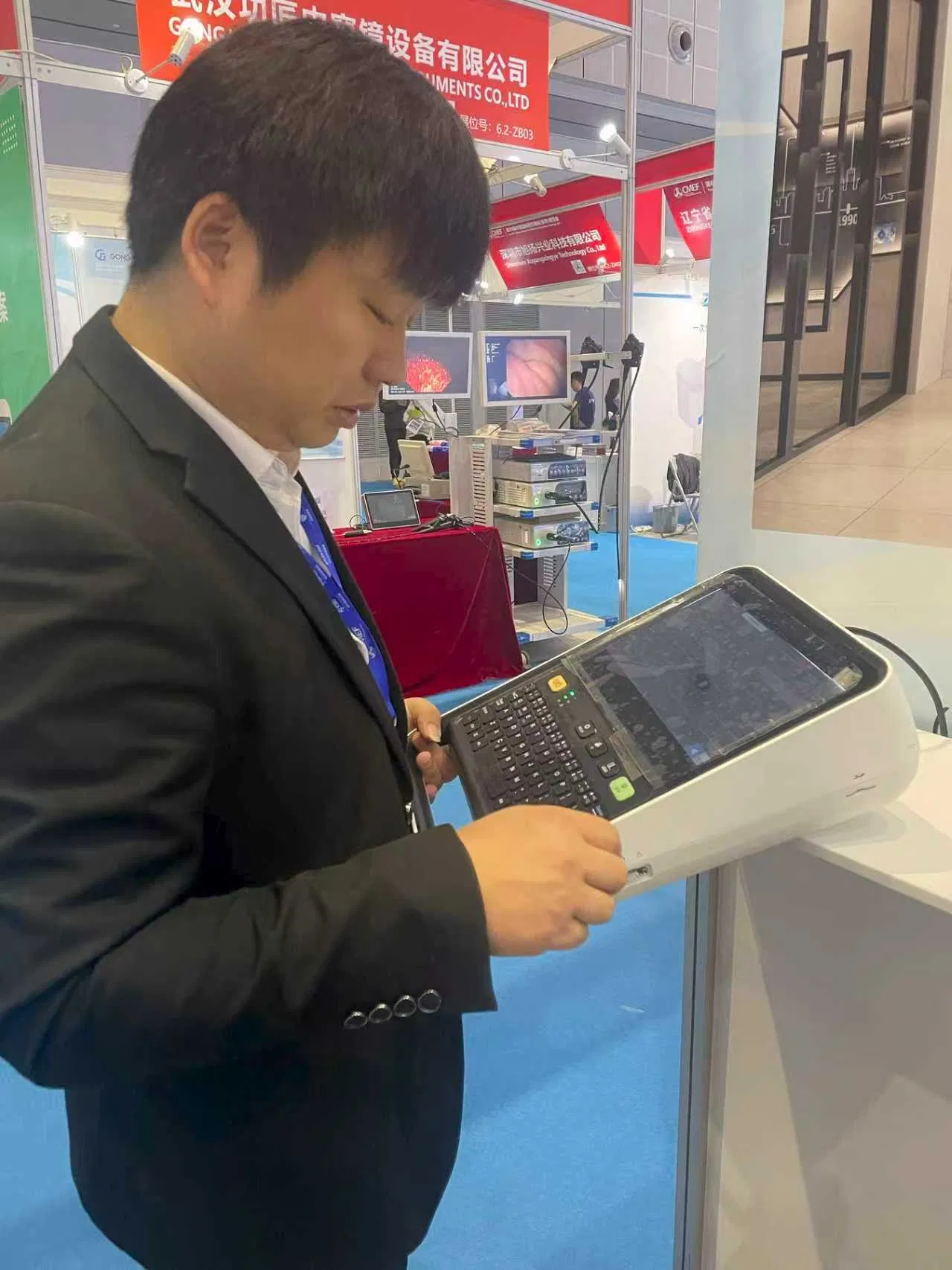 12 Máquina de ECG de pantalla táctil digital, portátil 12-Lead Electrocardiógrafo para diagnóstico cardíaco en hospitales y clínicas