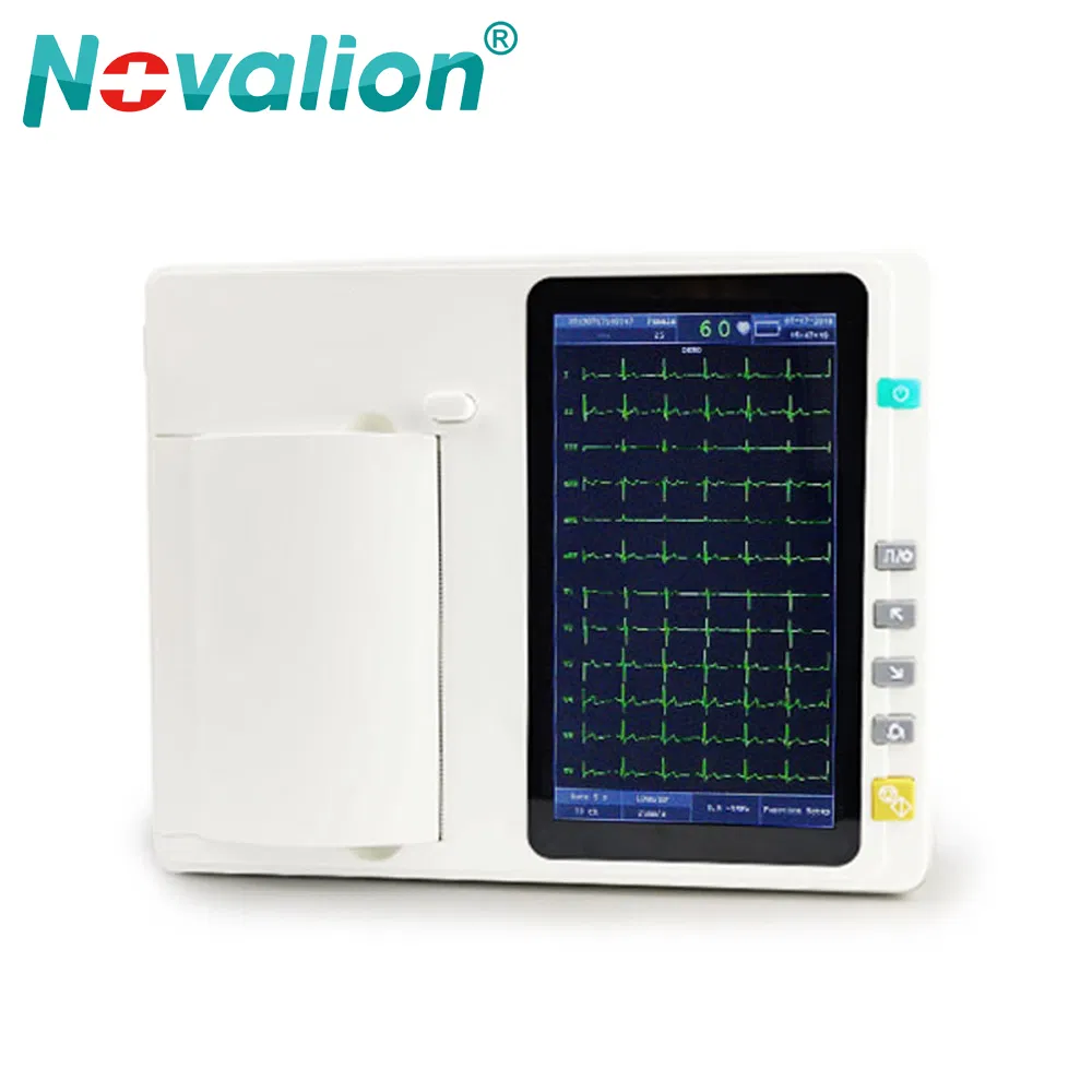 Electrocardiógrafo 12 Lead Portátil 6 Máquina de ECG de Canal